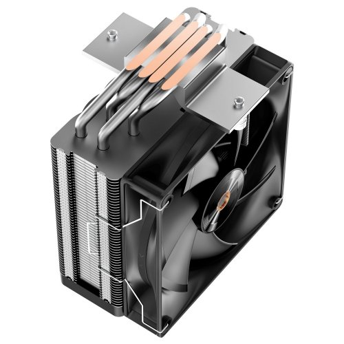 Кулер Ocypus Delta A40 Elite (DELTA-A40-BK1NNWN00E-GL) Black купити в Україні: Київ, Львів, Хмельницький, Тернопіль | Перевірка сумісності, низька ціна, відгуки, характеристики від TELEMART фото