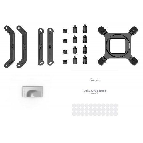 Кулер Ocypus Delta A40 Elite (DELTA-A40-BK1NNWN00E-GL) Black купити в Україні: Київ, Львів, Хмельницький, Тернопіль | Перевірка сумісності, низька ціна, відгуки, характеристики від TELEMART фото