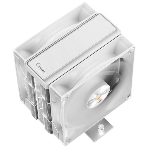 Кулер Ocypus Delta A40 Elite Dual Fan (DELTA-A40-WH2NNWN00X-GL) White купити в Україні: Київ, Львів, Хмельницький, Тернопіль | Перевірка сумісності, низька ціна, відгуки, характеристики від TELEMART фото