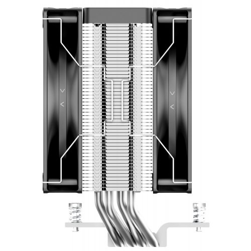 Кулер Ocypus Delta A40 Elite Dual Fan (DELTA-A40-BK2NNWN00X-GL) Black купити в Україні: Київ, Львів, Хмельницький, Тернопіль | Перевірка сумісності, низька ціна, відгуки, характеристики від TELEMART фото