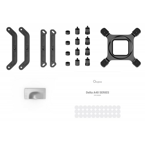 Кулер Ocypus Delta A40 ARGB (DELTA-A40-BK1NAWN00X-GL) Black купити в Україні: Київ, Львів, Хмельницький, Тернопіль | Перевірка сумісності, низька ціна, відгуки, характеристики від TELEMART фото