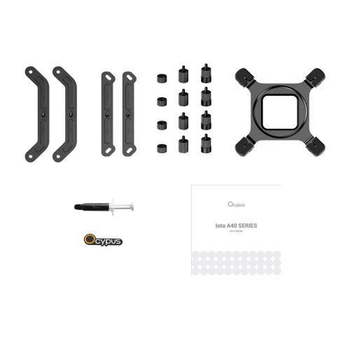 Кулер Ocypus Iota A40 (IOTA-A40-WH1NNWD00X-GL) White купить в Украине: Киев, Днепр, Харьков, Одесса  | Проверка совместимости, низкая цена, отзывы, характеристики от TELEMART фото