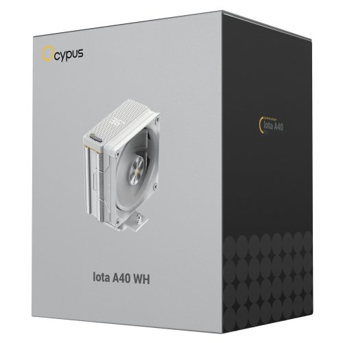 Кулер Ocypus Iota A40 (IOTA-A40-WH1NNWD00X-GL) White купить в Украине: Киев, Днепр, Харьков, Одесса  | Проверка совместимости, низкая цена, отзывы, характеристики от TELEMART фото