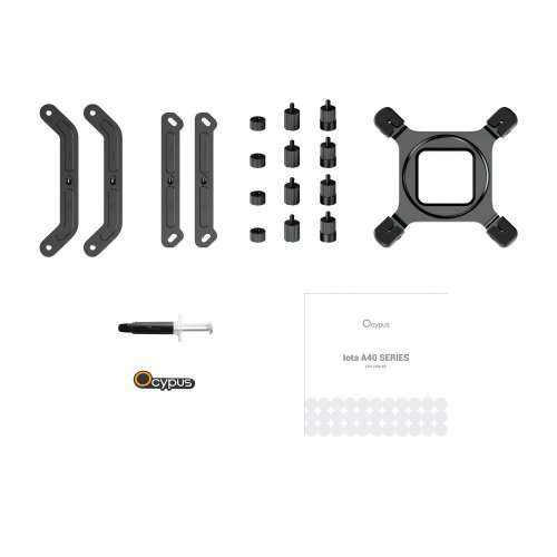 Кулер Ocypus Iota A40 (IOTA-A40-BK1NNWD00X-GL) Black купить в Украине: Киев, Днепр, Харьков, Одесса  | Проверка совместимости, низкая цена, отзывы, характеристики от TELEMART фото