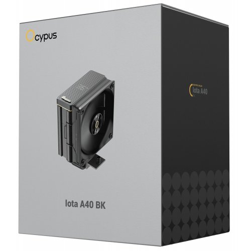 Кулер Ocypus Iota A40 (IOTA-A40-BK1NNWD00X-GL) Black купить в Украине: Киев, Днепр, Харьков, Одесса  | Проверка совместимости, низкая цена, отзывы, характеристики от TELEMART фото