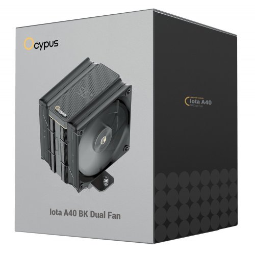 Кулер Ocypus Iota A40 Dual Fan (IOTA-A40-BK2NNWD00X-GL) Black купить в Украине: Киев, Днепр, Харьков, Одесса  | Проверка совместимости, низкая цена, отзывы, характеристики от TELEMART фото