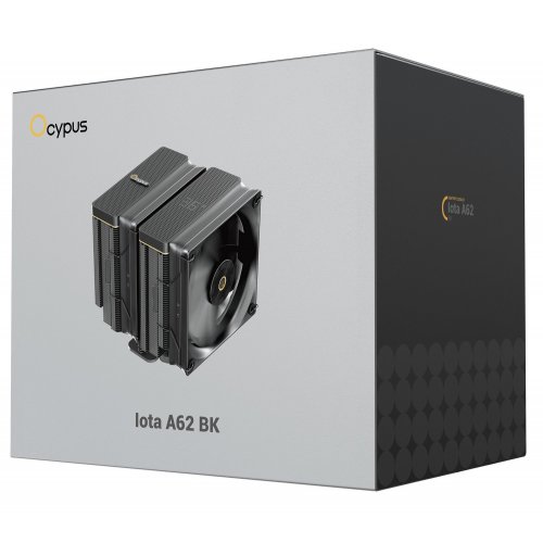 Кулер Ocypus Iota A62 (IOTA-A62-BK2NNWD00X-GL) Black купить в Украине: Киев, Днепр, Харьков, Одесса  | Проверка совместимости, низкая цена, отзывы, характеристики от TELEMART фото