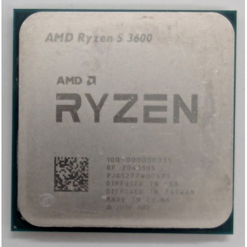 Процессор AMD Ryzen 5 3600 3.6(4.2)GHz 32MB sAM4 Tray (100-000000031) (Восстановлено продавцом, 823976) купить в Украине: Киев, Днепр, Харьков, Одесса  | Проверка совместимости, низкая цена, отзывы, характеристики от TELEMART фото