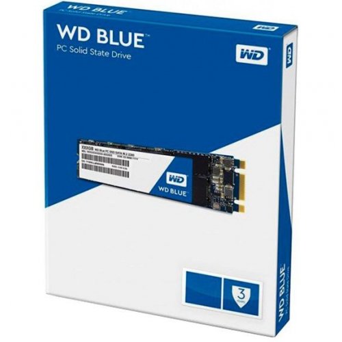 Photo SSD Drive Western Digital Digital Blue TLC 2TB M.2 (2280 SATA) (WDS200T2B0B)