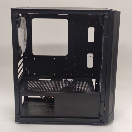 Корпус Aerocool Trinity Mini FRGB Tempered Glass без БП (ACCS-PV32033.11) Black (Восстановлено продавцом, 823992) купить в Украине: Киев, Днепр, Харьков, Одесса  | Проверка совместимости, низкая цена, отзывы, характеристики от TELEMART фото