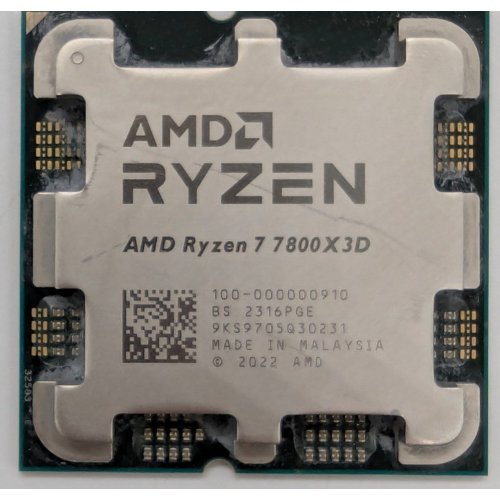 Процессор AMD Ryzen 7 7800X3D 4.2(5.0)GHz 96MB sAM5 Box (100-100000910WOF) (Восстановлено продавцом, 824045) купить в Украине: Киев, Днепр, Харьков, Одесса  | Проверка совместимости, низкая цена, отзывы, характеристики от TELEMART фото