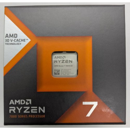 Процессор AMD Ryzen 7 7800X3D 4.2(5.0)GHz 96MB sAM5 Box (100-100000910WOF) (Восстановлено продавцом, 824045) купить в Украине: Киев, Днепр, Харьков, Одесса  | Проверка совместимости, низкая цена, отзывы, характеристики от TELEMART фото