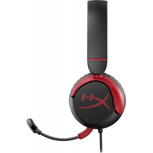 Уценка наушники HyperX Cloud Mini (7G8F4AA) Black/Red (Вскрытая упаковка, 824078) купить в Украине: Киев, Днепр, Харьков, Одесса  | Низкая цена, отзывы, характеристики от TELEMART фото