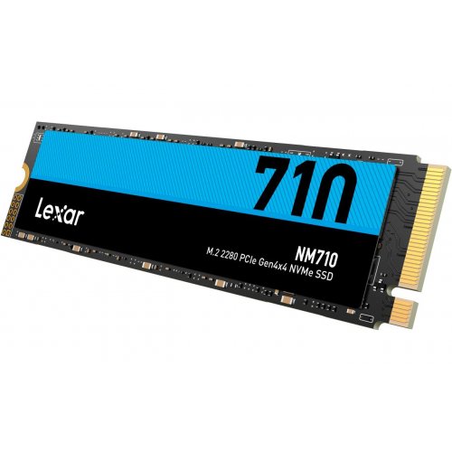 Уцінка ssd-диск Lexar NM710 3D NAND TLC 1TB M.2 (2280 PCI-E) NVMe x4 (LNM710X001T-RNNNG) (Розкрита упаковка, 824079) купити в Україні: Київ, Львів, Хмельницький, Тернопіль | Перевірка сумісності, низька ціна, відгуки, характеристики від TELEMART фото