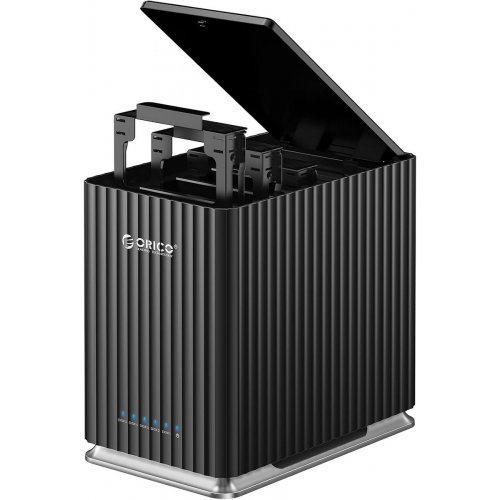Док-станция ORICO 9758C3 5 Bay Docking Station 2.5"/3.5" HDD/SSD (ORICO-9758C3-V1-EU-BK-BP) Black купить в Украине: Киев, Днепр, Харьков, Одесса  | Низкая цена, отзывы, характеристики от TELEMART фото