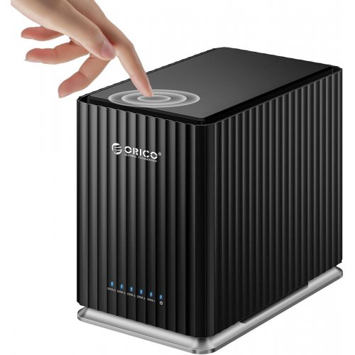 Док-станция ORICO 9758C3 5 Bay Docking Station 2.5"/3.5" HDD/SSD (ORICO-9758C3-V1-EU-BK-BP) Black купить в Украине: Киев, Днепр, Харьков, Одесса  | Низкая цена, отзывы, характеристики от TELEMART фото