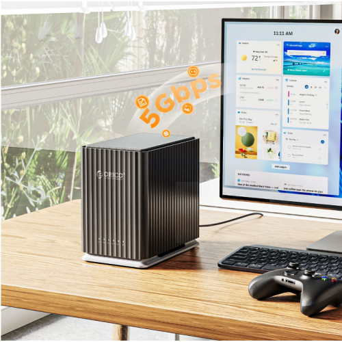 Док-станция ORICO 9758C3 5 Bay Docking Station 2.5"/3.5" HDD/SSD (ORICO-9758C3-V1-EU-BK-BP) Black купить в Украине: Киев, Днепр, Харьков, Одесса  | Низкая цена, отзывы, характеристики от TELEMART фото