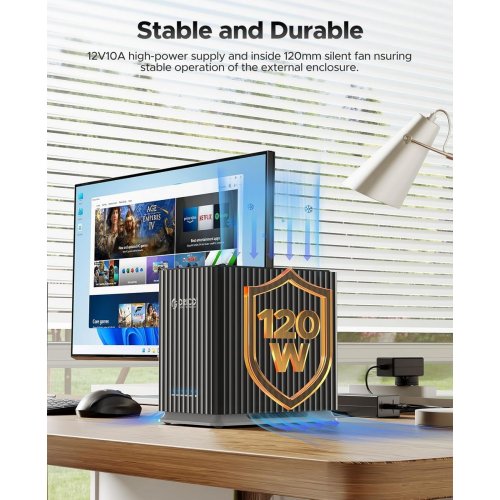 Док-станция ORICO 9758C3 5 Bay Docking Station 2.5"/3.5" HDD/SSD (ORICO-9758C3-V1-EU-BK-BP) Black купить в Украине: Киев, Днепр, Харьков, Одесса  | Низкая цена, отзывы, характеристики от TELEMART фото