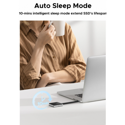 Зовнішня кишеня ORICO AP30-G2 M.2 NVME 2230 SSD Enclosure USB Type-C (ORICO-AP30-G2-BK-BP) Black купити в Україні: Київ, Львів, Хмельницький, Тернопіль | Низька ціна, відгуки, характеристики від TELEMART фото