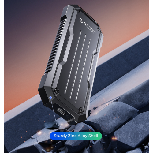 Зовнішня кишеня ORICO OXS2C3-G2 M.2 NVME/SATA SSD Enclosure USB Type-C (ORICO-OXS2C3-G2-GY-BP) Dark Grey купити в Україні: Київ, Львів, Хмельницький, Тернопіль, Івано-Франківськ | Низька ціна, відгуки, характеристики від TELEMART фото