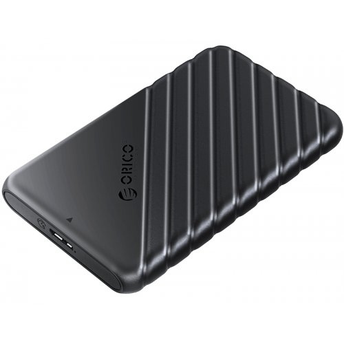 Внешний карман ORICO 25PW1-U3 2.5" SSD/HDD Enclosure USB (ORICO-25PW1-U3-BK-EP-QD) Black купить в Украине: Киев, Днепр, Харьков, Одесса  | Низкая цена, отзывы, характеристики от TELEMART фото