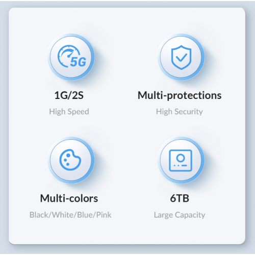 Внешний карман ORICO 25PW1-U3 2.5" SSD/HDD Enclosure USB (ORICO-25PW1-U3-BK-EP-QD) Black купить в Украине: Киев, Днепр, Харьков, Одесса  | Низкая цена, отзывы, характеристики от TELEMART фото