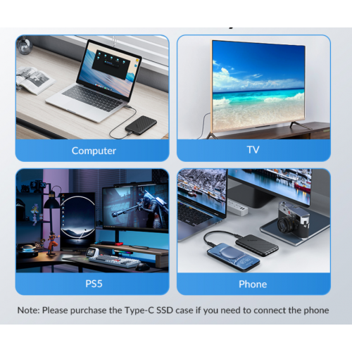 Внешний карман ORICO 25PW1-U3 2.5" SSD/HDD Enclosure USB (ORICO-25PW1-U3-BK-EP-QD) Black купить в Украине: Киев, Днепр, Харьков, Одесса  | Низкая цена, отзывы, характеристики от TELEMART фото