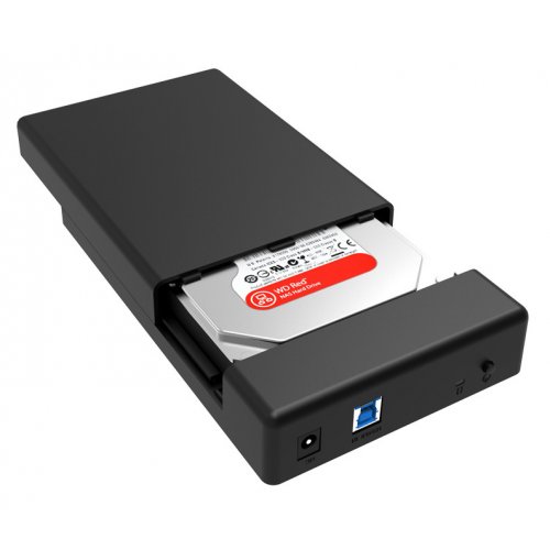 Внешний карман ORICO 3588US3-V1 3.5" SSD/HDD Enclosure USB (ORICO-3588US3-V1-EU-BK-BP-HW) Black купить в Украине: Киев, Днепр, Харьков, Одесса  | Низкая цена, отзывы, характеристики от TELEMART фото