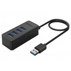 USB-хаб ORICO W5P-U3 USB 4 in 1 (ORICO-W5P-U3-100-BK-EP-HW) Black