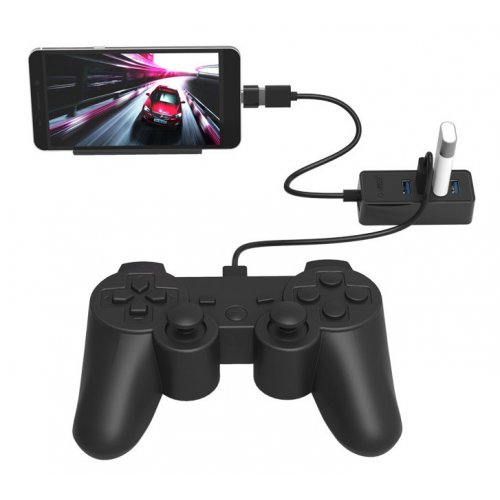 USB-хаб ORICO W5P-U3 USB 4 in 1 (ORICO-W5P-U3-100-BK-EP-HW) Black купити в Україні: Київ, Львів, Хмельницький, Тернопіль | Низька ціна, відгуки, характеристики від TELEMART фото