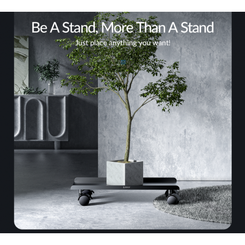 Подставка под системный блок ORICO CPB6 Mobile CPU Power Stand (ORICO-CPB6-BK-BP) Black купить в Украине: Киев, Днепр, Харьков, Одесса  | Низкая цена, отзывы, характеристики от TELEMART фото