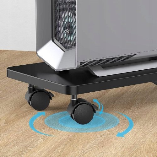 Подставка под системный блок ORICO CPB6 Mobile CPU Power Stand (ORICO-CPB6-BK-BP) Black купить в Украине: Киев, Днепр, Харьков, Одесса  | Низкая цена, отзывы, характеристики от TELEMART фото