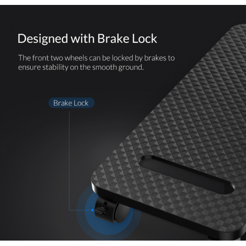 Кронштейн для комп'ютера з колесами ORICO CPB1 Computer Host Bracket with Wheels (ORICO-CPB1-BK-BP) Black купити в Україні: Київ, Львів, Хмельницький, Тернопіль, Івано-Франківськ | Низька ціна, відгуки, характеристики від TELEMART фото