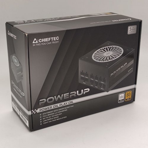 Блок питания CHIEFTEC PowerUp 750W (GPX-750FC) (Восстановлено продавцом, 824237) купить в Украине: Киев, Днепр, Харьков, Одесса  | Проверка совместимости, низкая цена, отзывы, характеристики от TELEMART фото