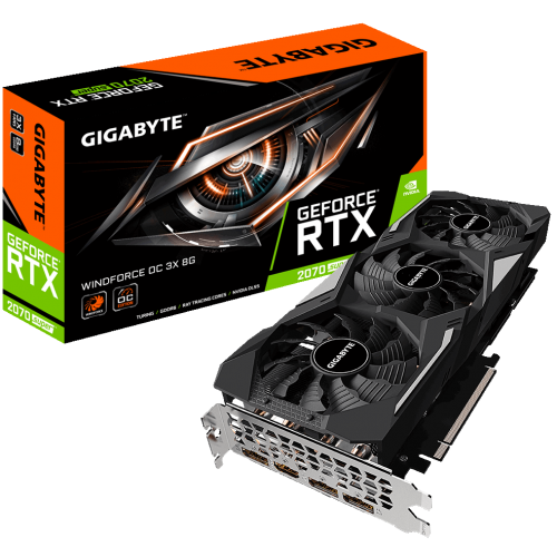 Відеокарта Gigabyte GeForce RTX 2070 SUPER WindForce OC 3X 8192MB (GV-N207SWF3OC-8GD) (Відновлено продавцем, 824244) купити в Україні: Київ, Львів, Хмельницький, Тернопіль | Перевірка сумісності, низька ціна, відгуки, характеристики від TELEMART фото