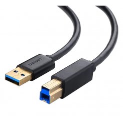 Кабель Ugreen US210 USB 3.0 to USB Type-B 1m (30753) Black