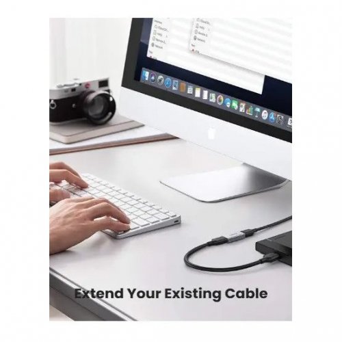 Адаптер Ugreen US381 USB 3.0 to USB 3.0 (20119) Grey купити в Україні: Київ, Львів, Хмельницький, Тернопіль | Низька ціна, відгуки, характеристики від TELEMART фото