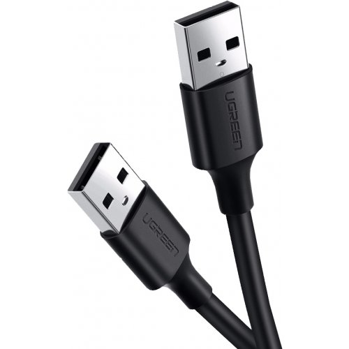Кабель Ugreen US102 USB 2.0 to USB 1m (10309) Black купить в Украине: Киев, Днепр, Харьков, Одесса  | Низкая цена, отзывы, характеристики от TELEMART фото