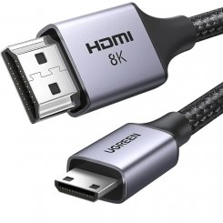 Кабель Ugreen HD163 Mini HDMI to HDMI 2.1 8K 2m (15515) Black