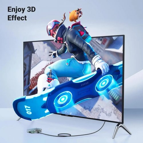 Кабель Ugreen HD163 Mini HDMI to HDMI 2.1 8K 2m (15515) Black купить в Украине: Киев, Днепр, Харьков, Одесса  | Низкая цена, отзывы, характеристики от TELEMART фото