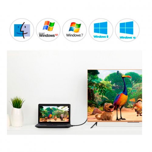 Кабель Ugreen MD105 Mini DisplayPort to DisplayPort 1.5m (10477) Black купить в Украине: Киев, Днепр, Харьков, Одесса  | Низкая цена, отзывы, характеристики от TELEMART фото