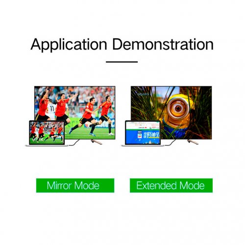 Кабель Ugreen MD105 Mini DisplayPort to DisplayPort 1.5m (10477) Black купить в Украине: Киев, Днепр, Харьков, Одесса  | Низкая цена, отзывы, характеристики от TELEMART фото