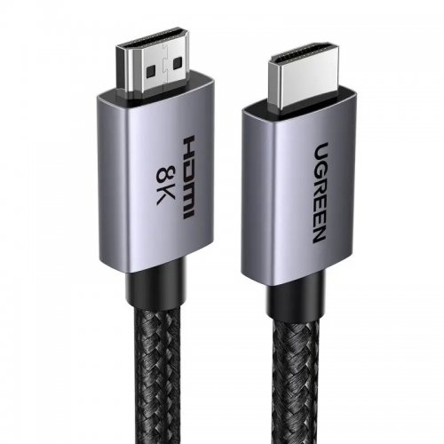 Кабель Ugreen HD171 HDMI to HDMI 8K V2.1 3m (25911) Gray купити в Україні: Київ, Львів, Хмельницький, Тернопіль | Низька ціна, відгуки, характеристики від TELEMART фото