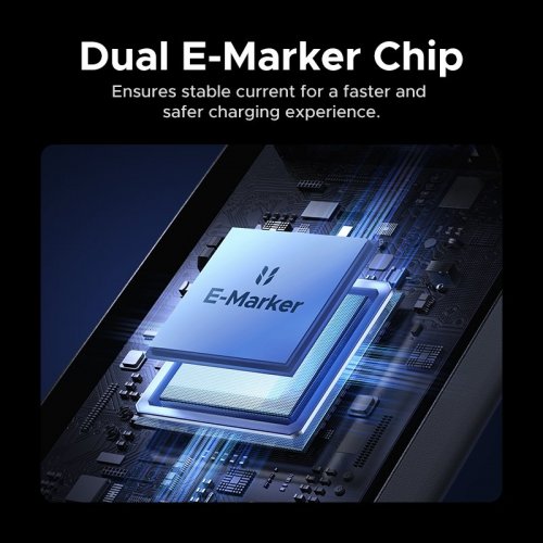 Кабель Ugreen L703 Thunderbolt 5 USB Type-C to USB Type-C 16K 1m (45996) Black купити в Україні: Київ, Львів, Хмельницький, Тернопіль | Низька ціна, відгуки, характеристики від TELEMART фото