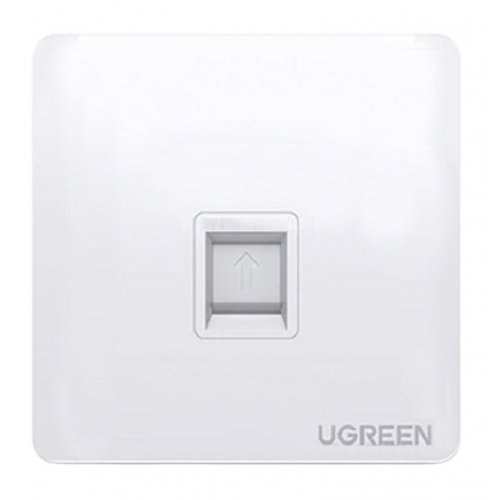 Настінна мережева розетка Ugreen NW144 Single Port Wall Face Plate (80180) White купити в Україні: Київ, Львів, Хмельницький, Тернопіль | Низька ціна, відгуки, характеристики від TELEMART фото