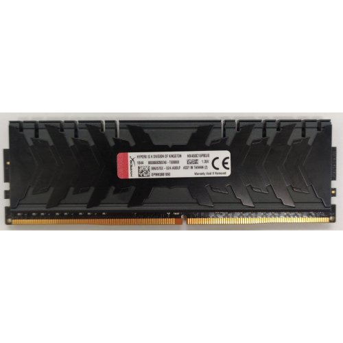 Озу HyperX DDR4 8GB 3000Mhz Predator (HX430C15PB3/8) (Восстановлено продавцом, 824292) купить в Украине: Киев, Днепр, Харьков, Одесса  | Проверка совместимости, низкая цена, отзывы, характеристики от TELEMART фото