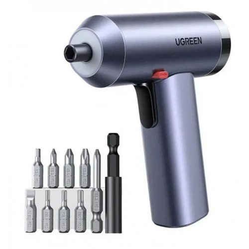 Шуруповерт з набором біт Ugreen UT118 Electric Screwdriver Set (15712) купити в Україні: Київ, Львів, Хмельницький, Тернопіль | Низька ціна, відгуки, характеристики від TELEMART фото