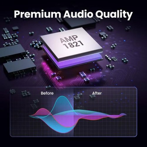 Мікрофон Ugreen CM769 RGB (35629) Black купити в Україні: Київ, Львів, Хмельницький, Тернопіль | Низька ціна, відгуки, характеристики від TELEMART фото