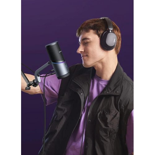 Мікрофон Ugreen CM769 RGB (35629) Black купити в Україні: Київ, Львів, Хмельницький, Тернопіль | Низька ціна, відгуки, характеристики від TELEMART фото