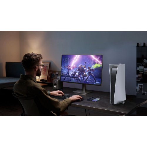 Внешний карман Ugreen CM777 M.2 NVMe/SATA to USB Type-C (25665) Grey купить в Украине: Киев, Днепр, Харьков, Одесса  | Низкая цена, отзывы, характеристики от TELEMART фото